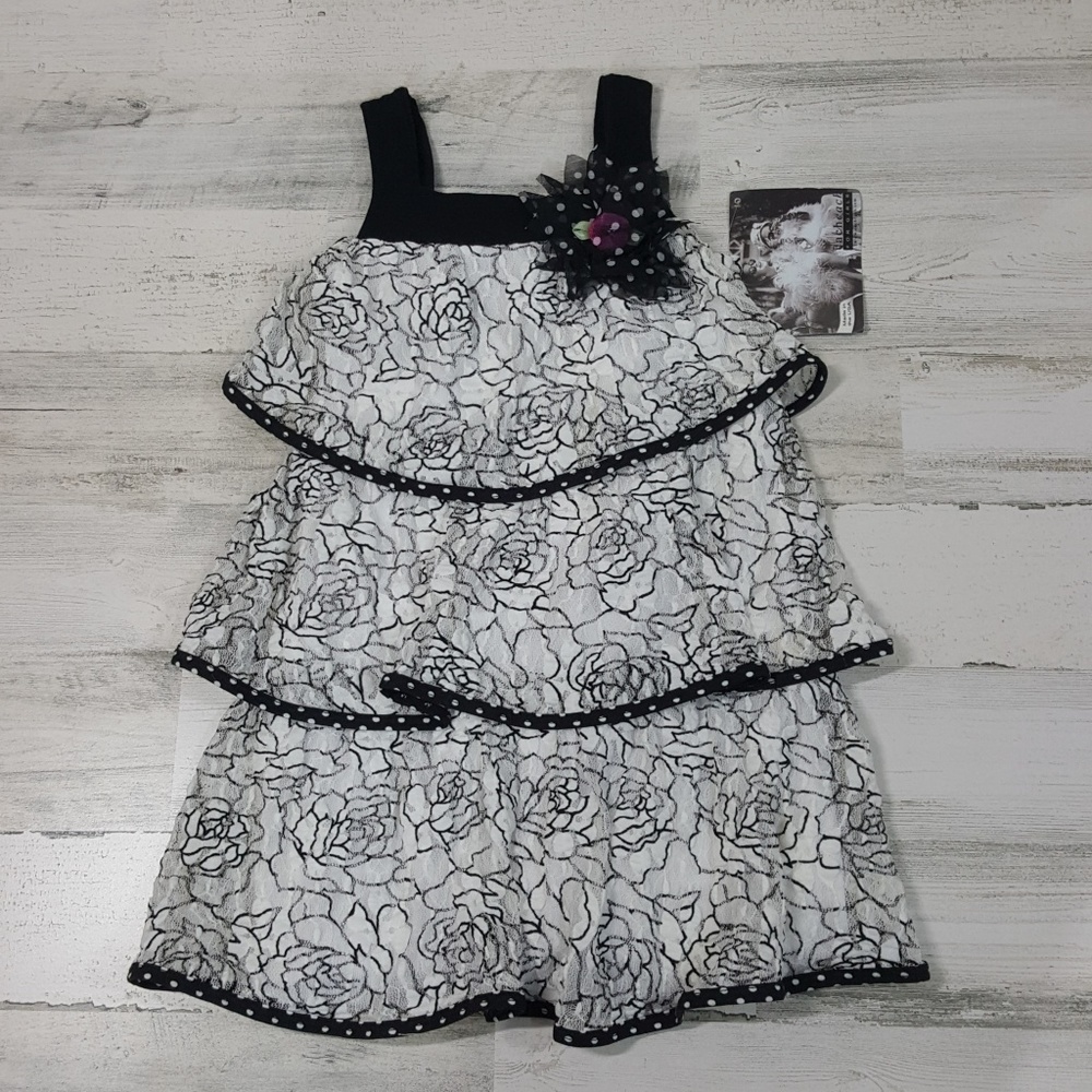 Cach Cach Floral Girl Dress New Size 6X